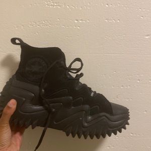 Converse run star motion CX all black size 7